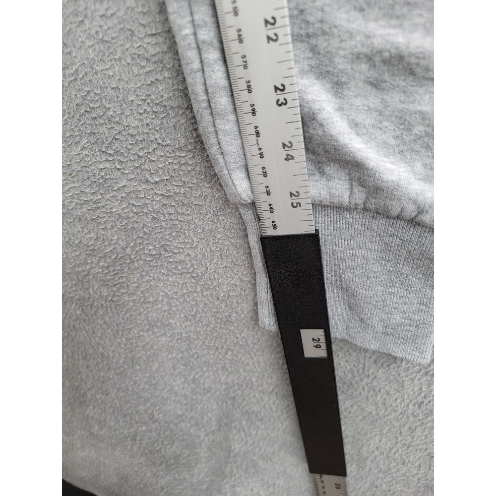 Fox Women Sweatpants M Gray Embroidered Fleece Jogger 29" Inseam - Picture 8 of 12